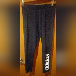 Adidas Black Leggings Tights Size Medium M